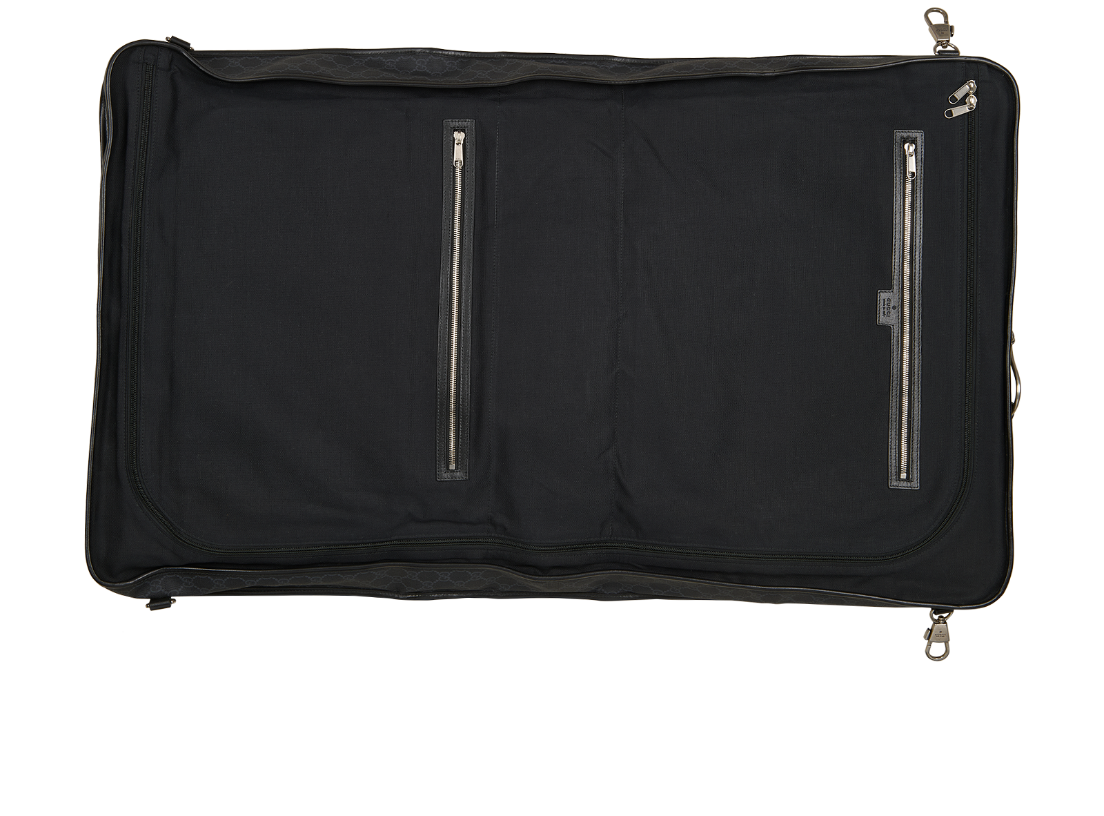 GG Supreme Garment Bag, &pound;750, Handbags, Black, Canvas/Leather, Other view